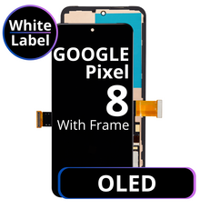 LCD OLED With Frame For Google Pixel 8 White Box
