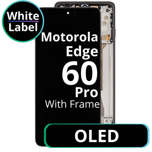 LCD OLED With Frame For Motorola Edge 60 Pro White Box