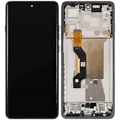 LCD OLED Blue With Frame For Motorola Edge 60 Pro White Box