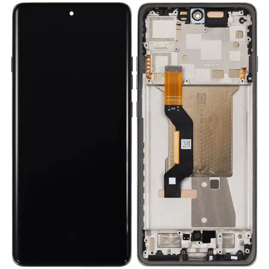 LCD OLED Blue With Frame For Motorola Edge 60 Pro White Box