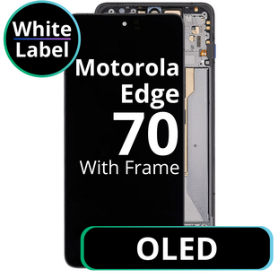 LCD OLED With Frame For Motorola Edge 70 White Box
