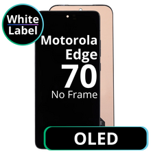 LCD OLED No Frame For Motorola Edge 70 White Box