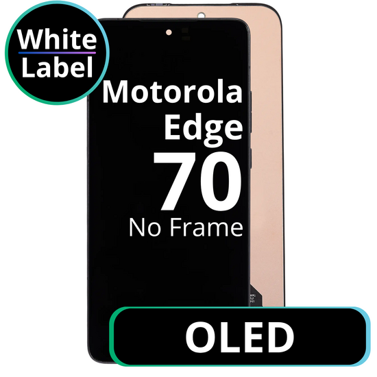 LCD OLED No Frame For Motorola Edge 70 White Box