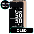 LCD OLED No Frame For Motorola Edge 50 / 50 Pro White Box