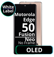 LCD OLED No Frame For Motorola Edge 50 Fusion / 50 Neo White Box
