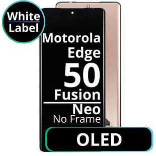 LCD OLED No Frame For Motorola Edge 50 Fusion / 50 Neo White Box