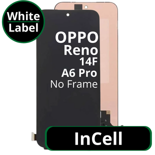 LCD InCell No Frame For Oppo Reno 14F / A6 Pro White Box