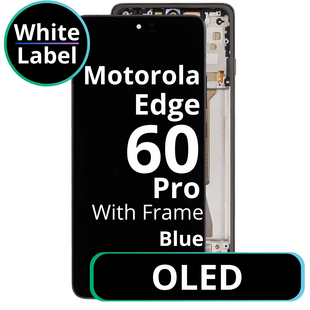 LCD OLED Blue With Frame For Motorola Edge 60 Pro White Box