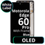 LCD OLED Blue With Frame For Motorola Edge 60 Pro White Box