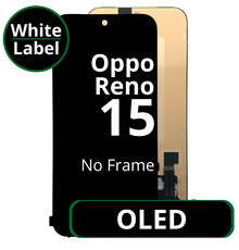 LCD OLED No Frame For Oppo Reno 15 White Box