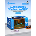 SUNSHINE SS-890B Mini Laser screen removal machine With SS-6604 MINI Smoke Purifier