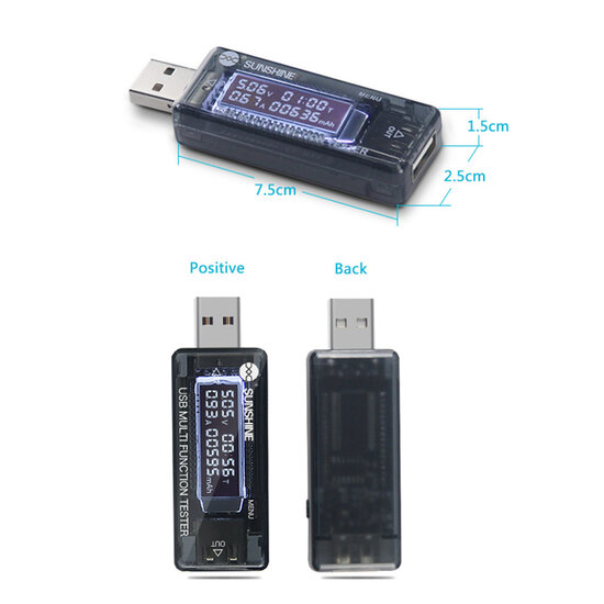 SUNSHINE SS-302A USB Digital Tester