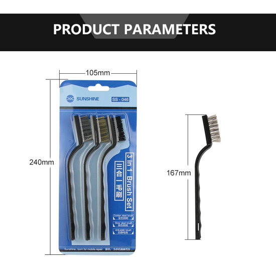 SUNSHINE SS-046 3 in 1 Brush