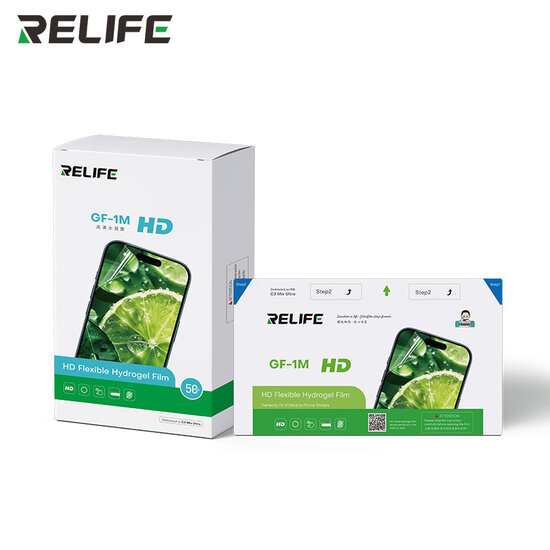 RELIFE GF-1M HD TPH Hydrogel Film 50 Pack ( Applicable to Sunshine )