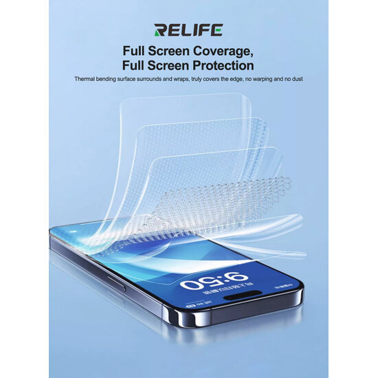RELIFE GF-1M HD TPH Hydrogel Film 50 Pack