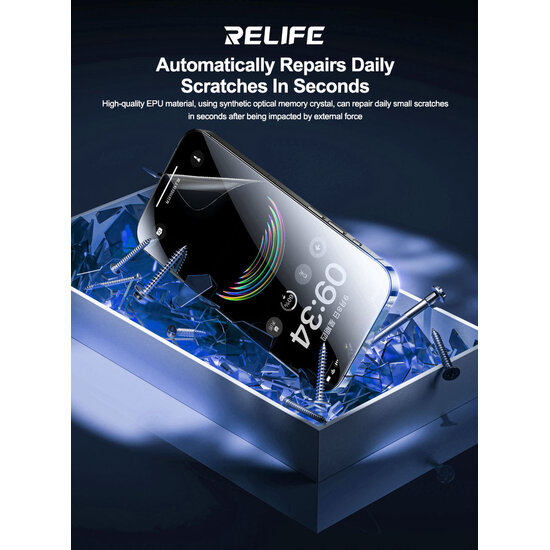 RELIFE GF-6M Anti-pressure instant repair HD hydrogel film 50 Pack