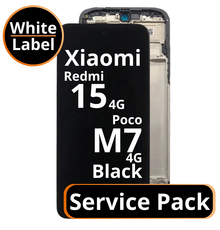 LCD Xiaomi Redmi 15 4G / Poco M7 4G - 560001O19AP00 Black Service Pack