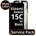 LCD Xiaomi Redmi 15C 5G with Frame - 56000200P1500 - Black - Service Pack
