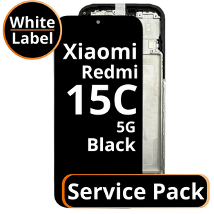 LCD Xiaomi Redmi 15C 5G with Frame - 56000200P1500 - Black - Service Pack