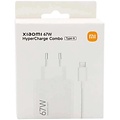 Xiaomi 67W HyperCharge Adapter USB-A + Cable - Boxed