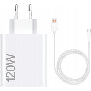 Xiaomi 120W HyperCharge Adapter USB-A + Cable - Boxed