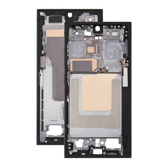 Middle Frame For Galaxy S24 Ultra - Titanium Black