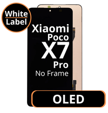LCD OLED No Frame For Xiaomi Poco X7 Pro White Box