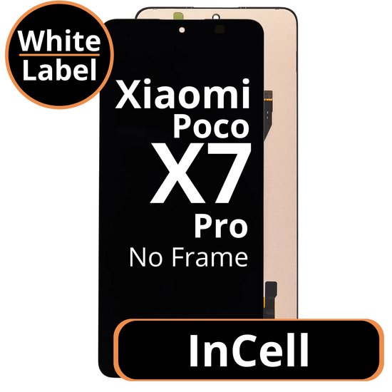 LCD InCell No Frame For Xiaomi Poco X7 Pro White Box