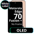 LCD OLED No Frame For Motorola Edge 70 Fusion + - White Box