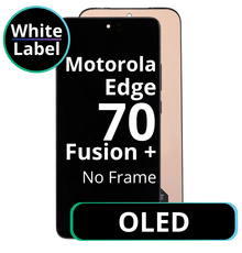 LCD OLED No Frame For Motorola Edge 70 Fusion + - White Box