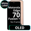 LCD OLED No Frame For Motorola Edge 70 Fusion + - White Box