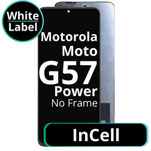 LCD InCell No Frame For Moto G57 Power - White Box