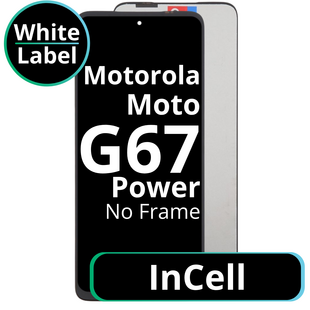 LCD InCell No Frame For Moto G67 Power - White Box