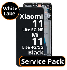 LCD Xiaomi 11 Lite 5G NE / Mi 11 Lite 4G / 5G 56000200K900 / 5600030K9A00 Black Service Pack