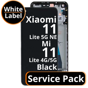 LCD Xiaomi 11 Lite 5G NE / Mi 11 Lite 4G / 5G 56000200K900 / 5600030K9A00 Black Service Pack