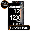 LCD Xiaomi 12 / 12X - 56000300L300 / 5600030L3A00 / 56000900L300  Black Service Pack