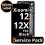 LCD Xiaomi 12 / 12X - 56000300L300 / 5600030L3A00 / 56000900L300  Black Service Pack