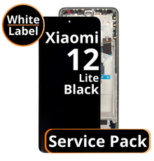 LCD Xiaomi 12 Lite - 5600300L900 Black Service Pack