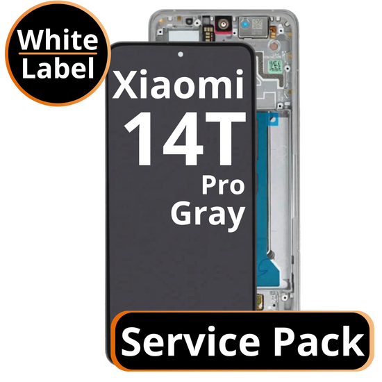 LCD Xiaomi 14T Pro - 56001600N1200 Gray Service Pack