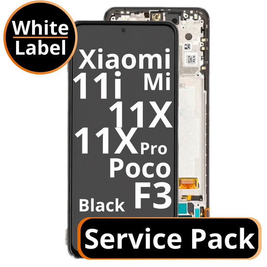 LCD Xiaomi Mi 11i / 11X / 11X Pro / Poco F3 - 56000301100 / 560003K11A00 Black Service Pack