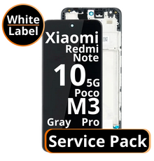 LCD Xiaomi Redmi Note 10 5G / Poco M3 Pro - 5600020K1900 / 5600060K1900 Gray  Service Pack