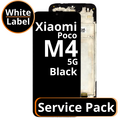 LCD Xiaomi Poco M4 5G - 560005L19P00 / 5600080L1900 Black  Service Pack