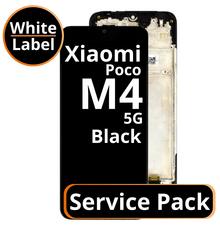 LCD Xiaomi Poco M4 5G - 560005L19P00 / 5600080L1900 Black  Service Pack