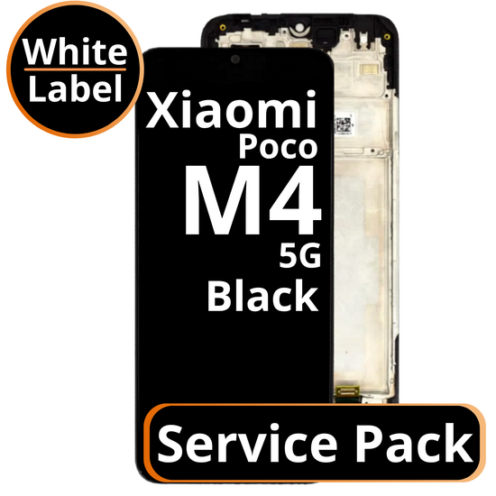 LCD Xiaomi Poco M4 5G - 560005L19P00 / 5600080L1900 Black  Service Pack
