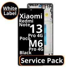 LCD Xiaomi Redmi Note 13 Pro / Poco M6 Pro 4G - 56000300N600 Black  Service Pack
