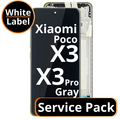 LCD Xiaomi Poco X3 / X3 NFC / X3 Pro - 560003J20S00 Gray Service Pack