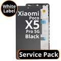 LCD Xiaomi Poco X5 Pro 5G - 5600010M2000 Black  Service Pack