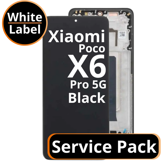 LCD Xiaomi Poco X6 Pro 5G - 560002N11A00 Black  Service Pack