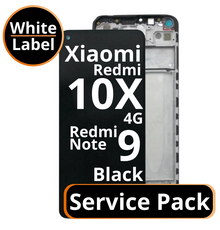 LCD Xiaomi Redmi 10X 4G / Redmi Note 9 - 560003J15S00 / 5600015J5S00 Black  Service Pack