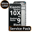 LCD Xiaomi Redmi 10X 4G / Redmi Note 9 - 560003J15S00 / 5600015J5S00 Black  Service Pack